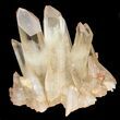 Tangerine Quartz Crystal Cluster - Madagascar #38950-2